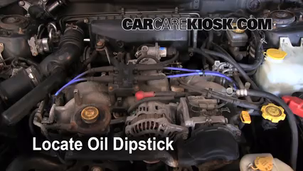 1999 Subaru Impreza Outback 2.2L 4 Cyl. Oil Check Oil Level